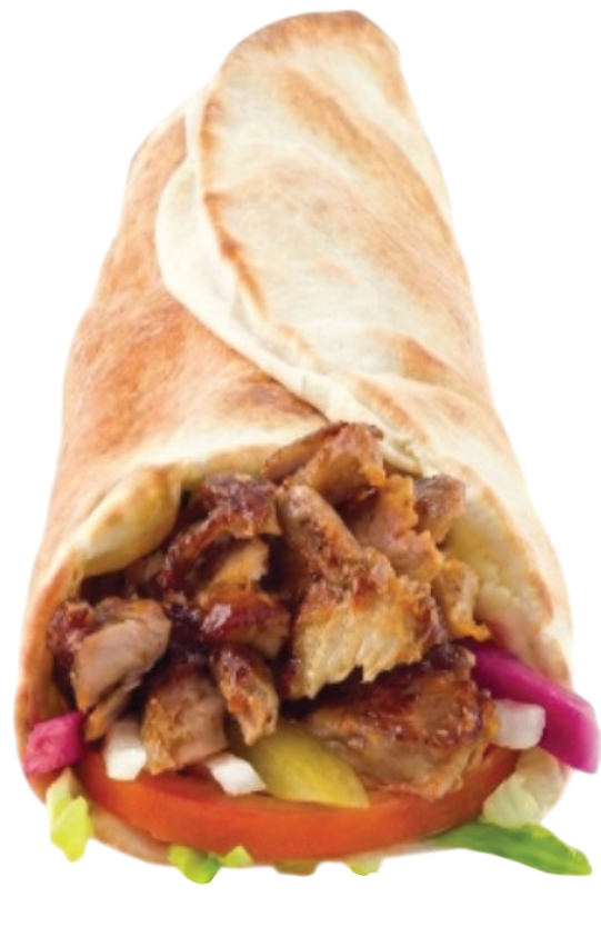 Chicken shawarma wrap